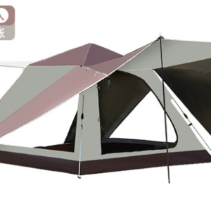 Popular Glamping Canvas Inflatable Outdoor Camping Customized Luxury Polyester Air Family Tent for Camping