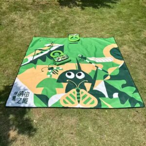 Waterproof Outdoor Picnic Rug Custom Fiberglass Fireproof Mat Fiberglass Isolation Fire Proof Blanket Beach Picnic Blanket