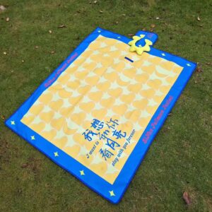 Portable Foldable Plain Picnic Mat with strap Outdoor Furniture for Ground  Blanket Use During Picnics