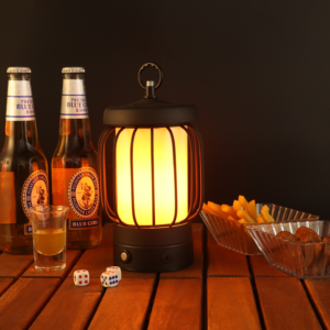 Multifunctional Camping Torch Lantern 2835 LED Light 2W 5V Iron+Plastic 1800mAh 10-12H Runtime 60-80lm