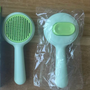 2026 new coming Wholesale Self Cleaning Pet Deshedding Brush, Undercoat Rake Grooming Tool Custom Logo